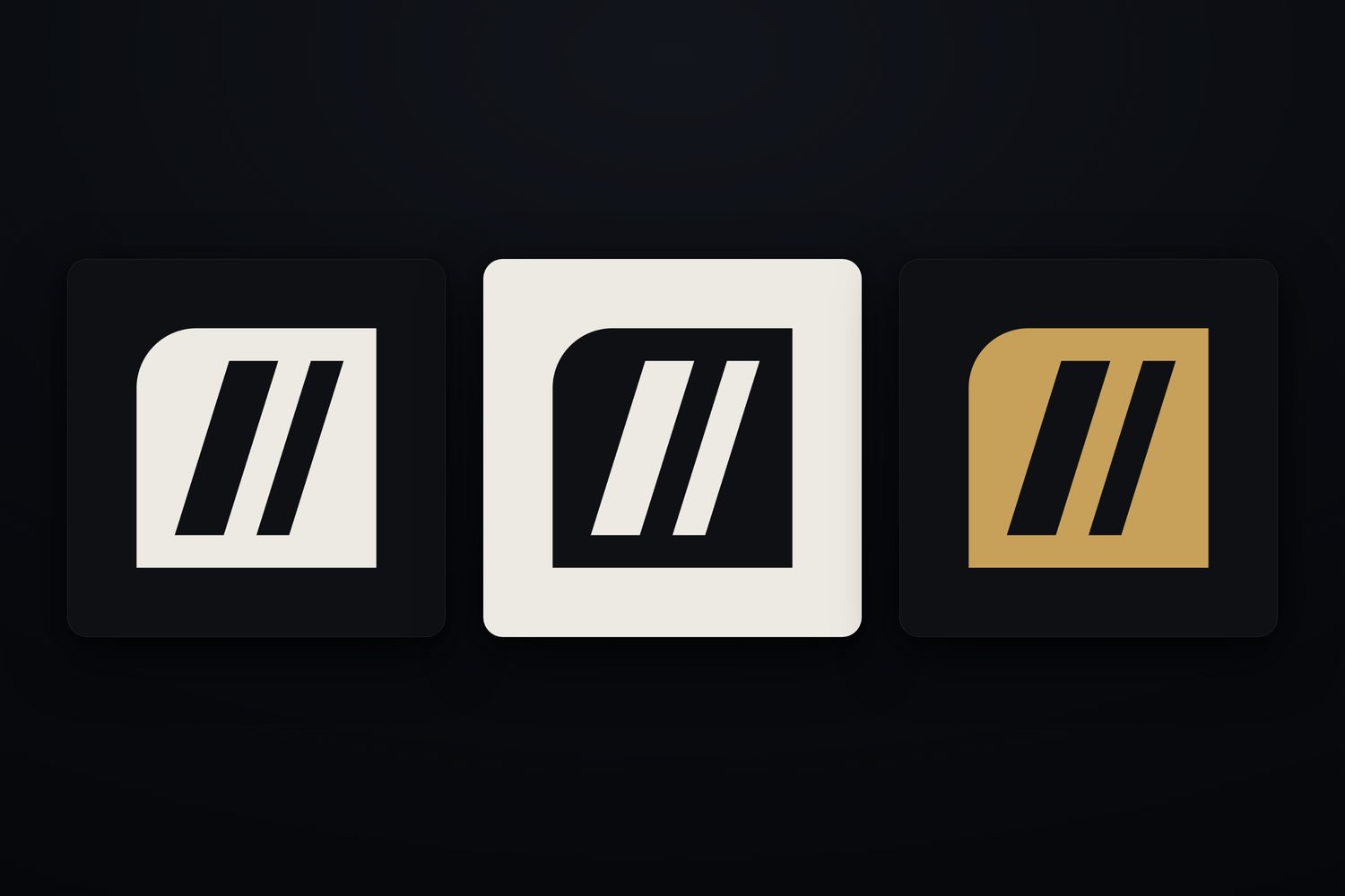 the 2 Young Detailers mark in three colour versions: chalk, graphite and brass